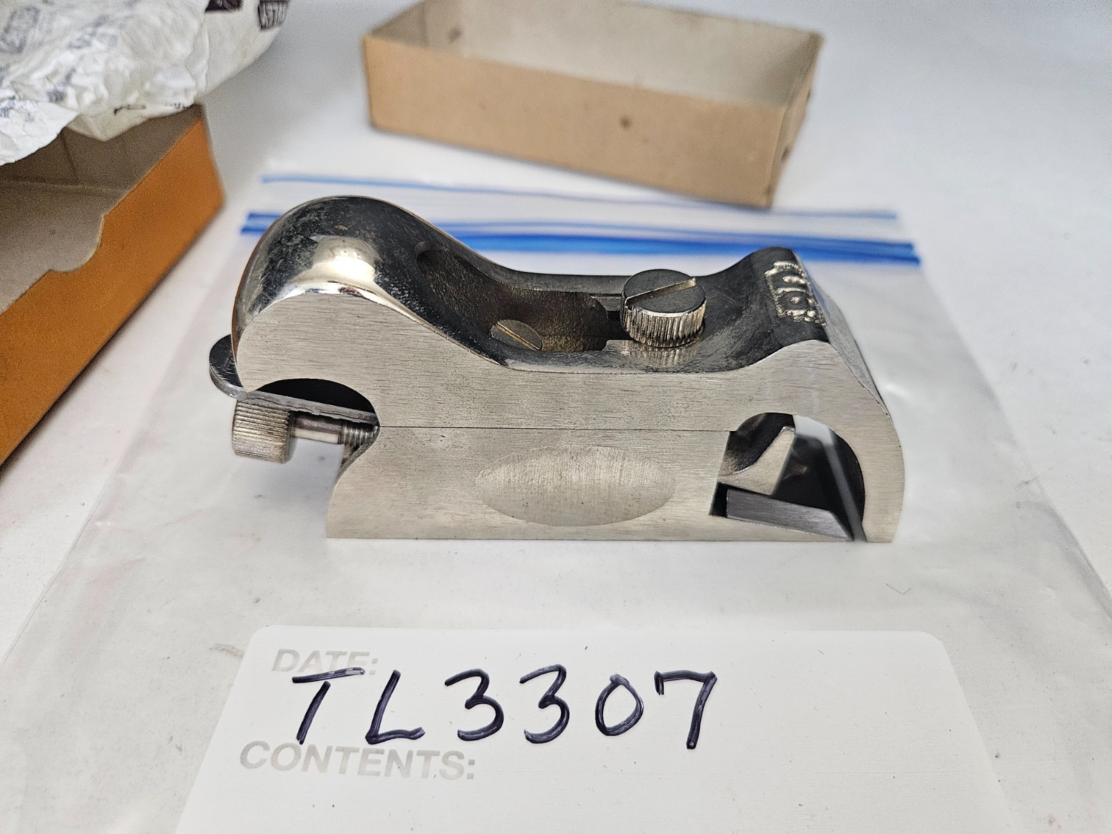 STANLEY #90 BULL NOSE RABBET PLANE USA NEW OLD STOCK (TL3307)