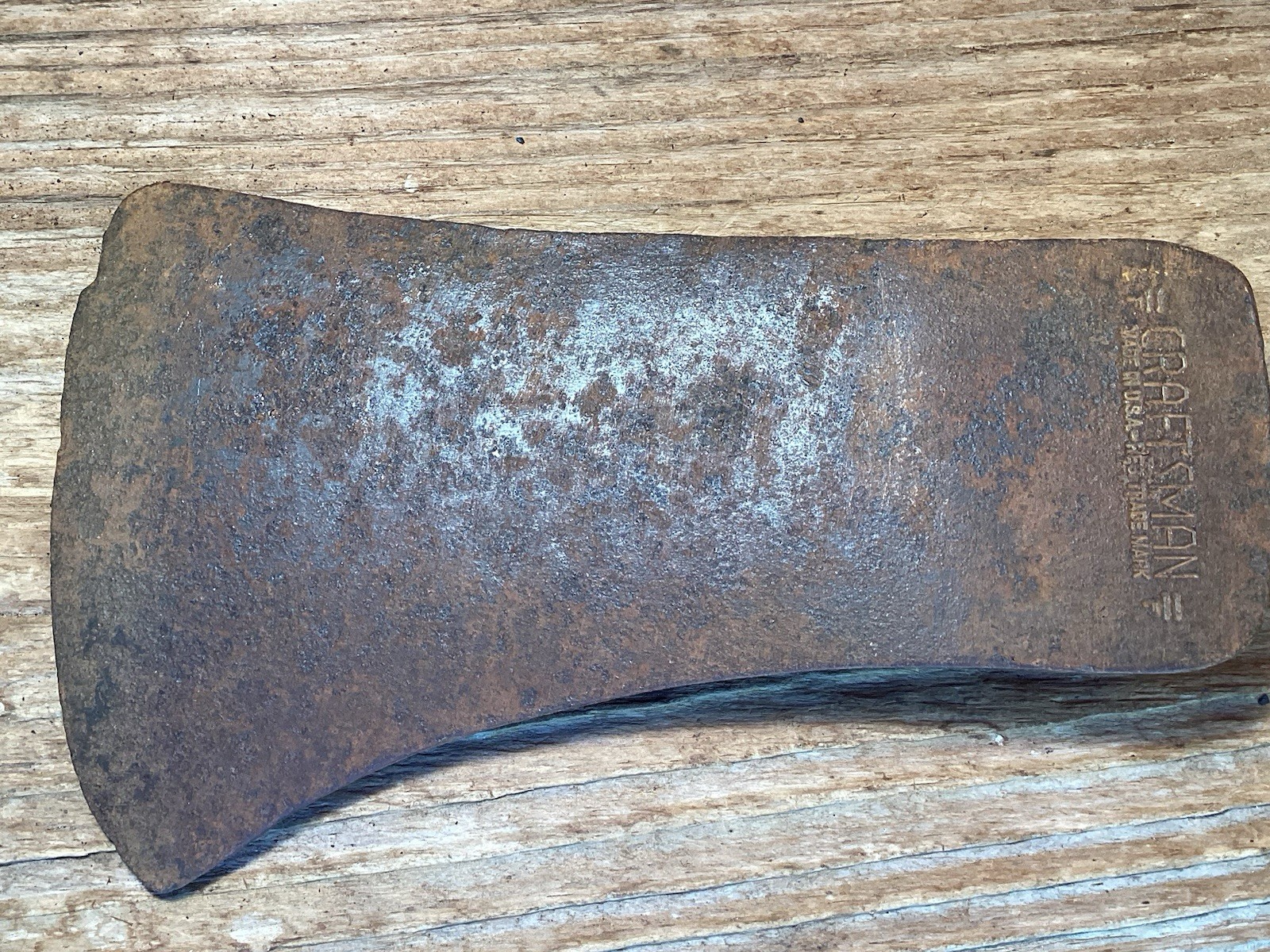 Vintage Single Bit Axe Head CRAFTSMAN REG TRADE MARK 49.25 Ounces