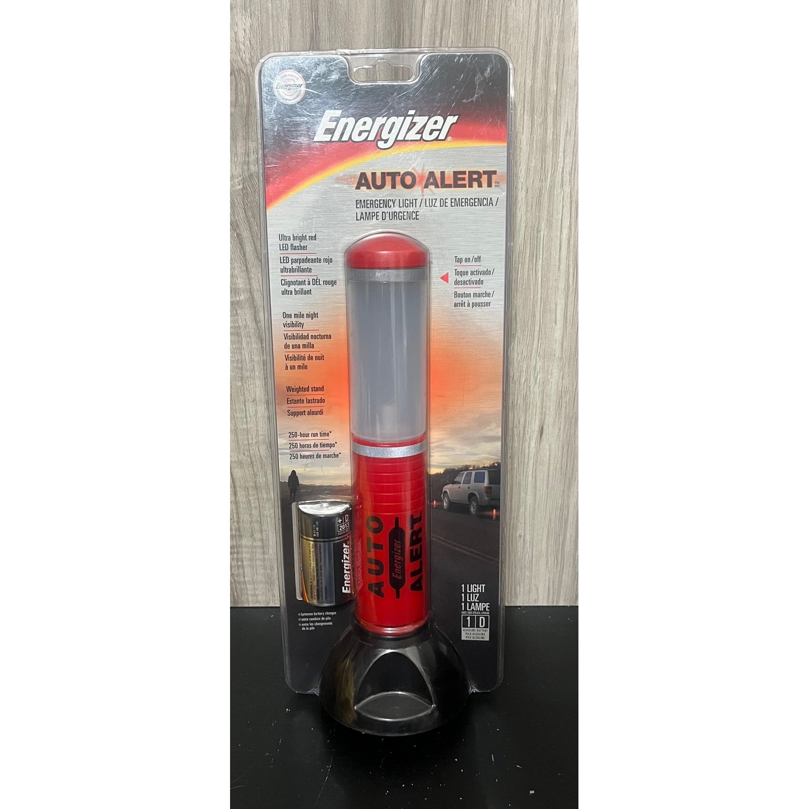 Roadside Emergency Red LED Flasher Energizer Auto Alert New
