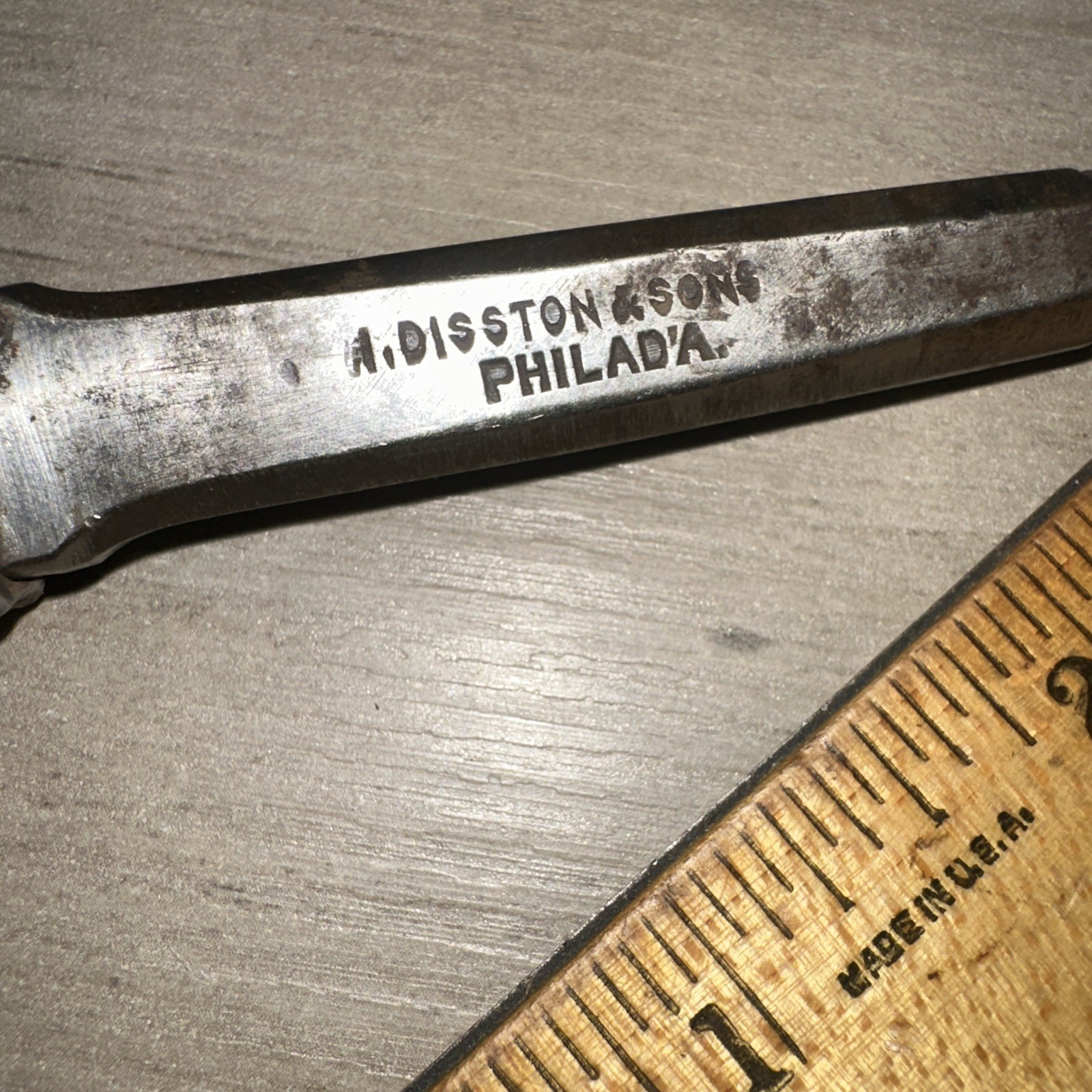 Vintage Henry Disston “Conqueror” Saw Swage No. 8 116
