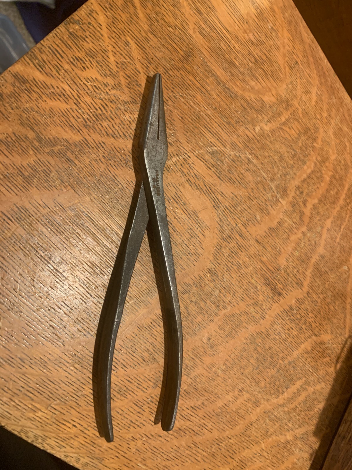 VINTAGE KRAEUTER BY S-K TOOLS # 51-8 DUCK BILL PLIERS 8” LONG