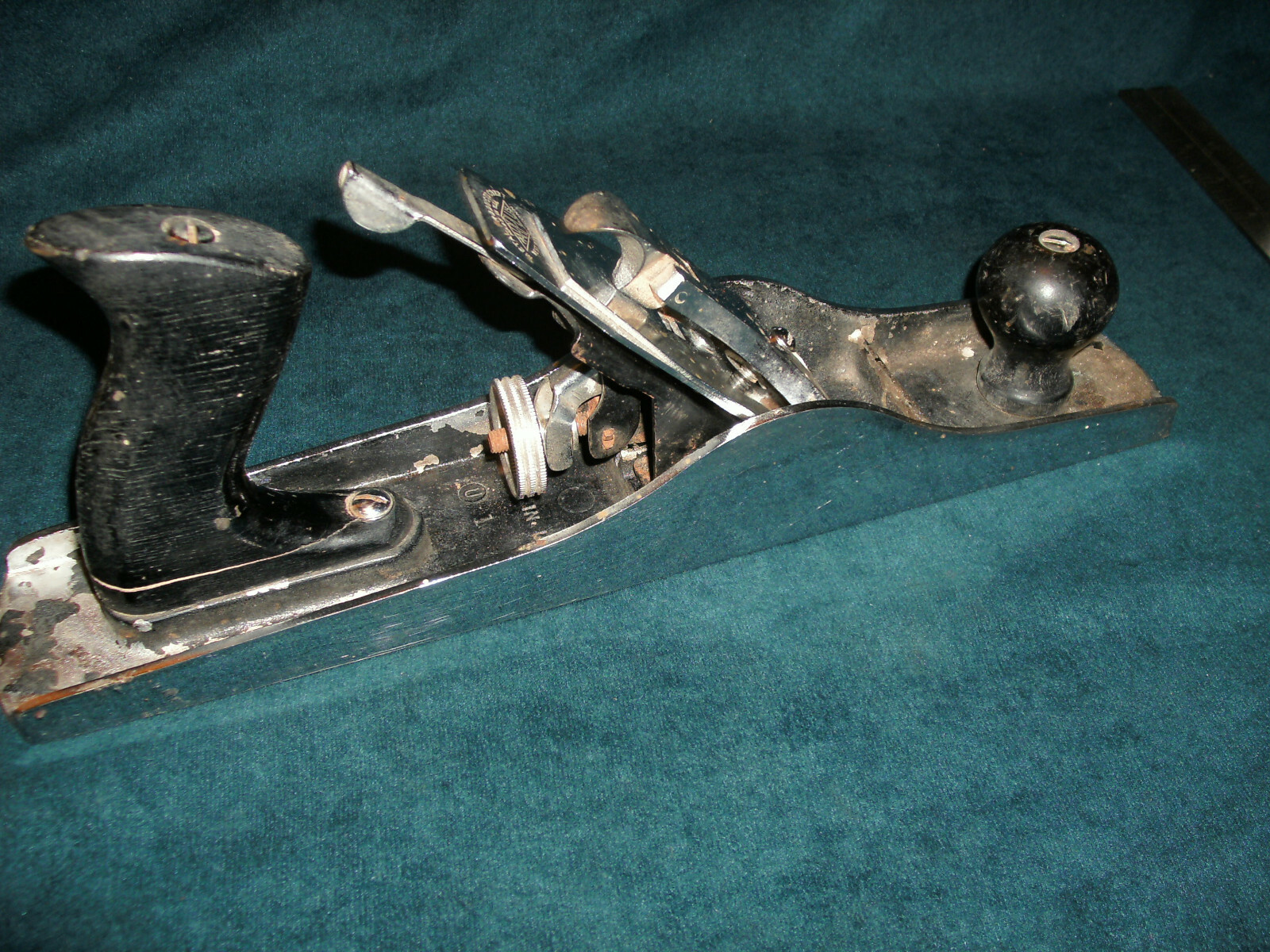 Vintage ParPlus Wood Plane 13-1/2” Chrome Plated Metal Products Corp CT. USA
