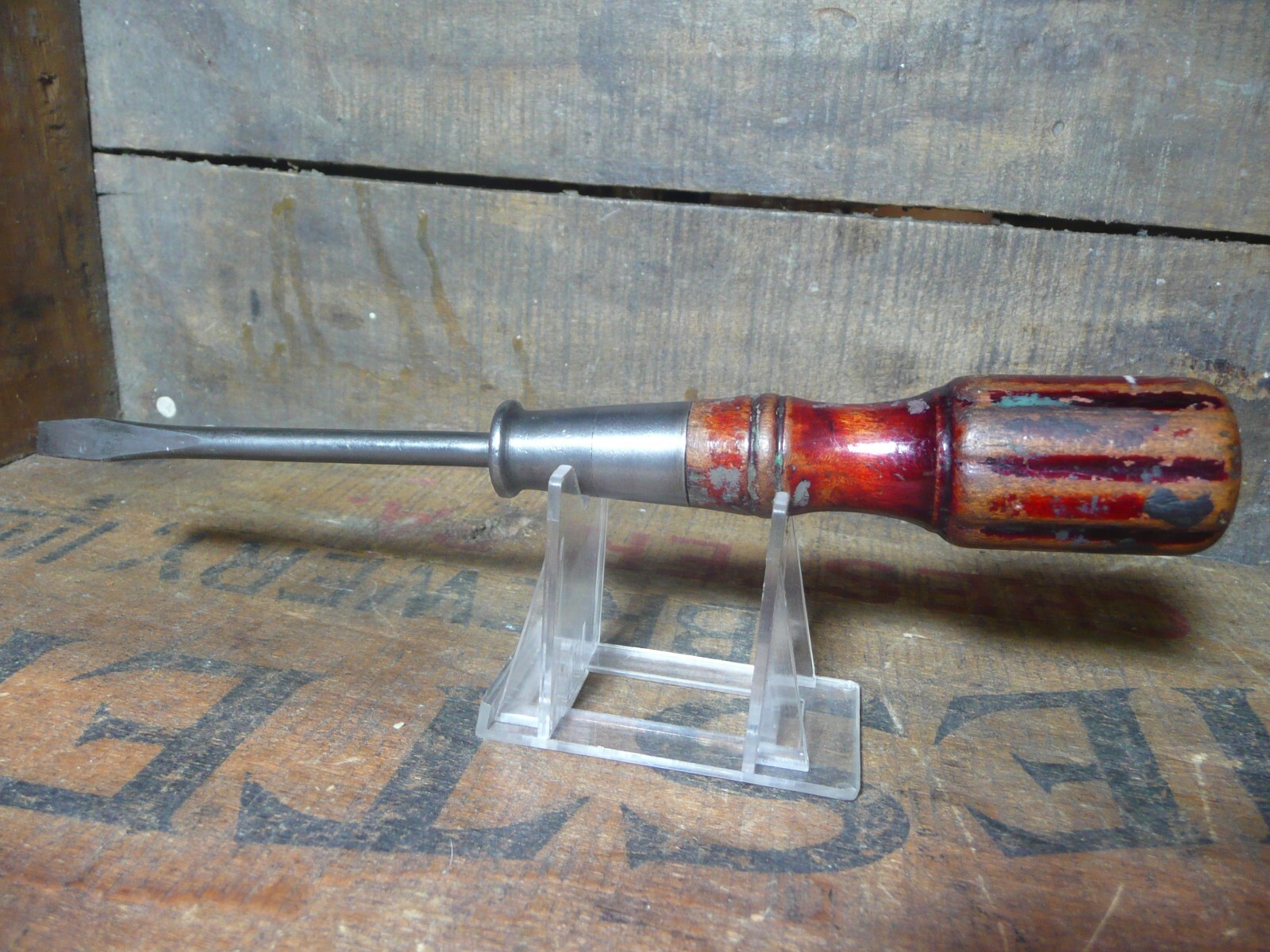 Vintage CHAMPION Flat blade screwdriver with 3 3/4″ blade
