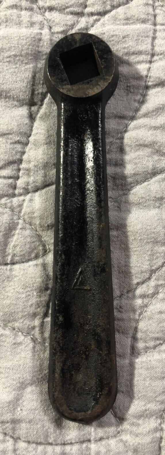 Antique Albion Malleable Iron Company Square Nut Wrench 5″