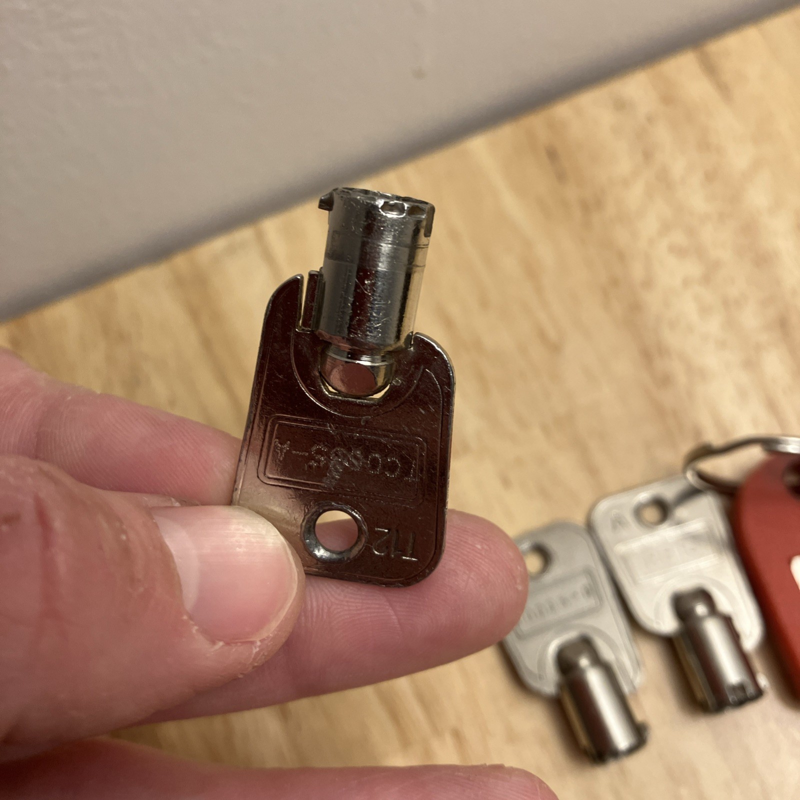 Redbox Key Set of Four: T12 TC0035-A, T12 TC0035-B, RB101 And Lightbox Key Set