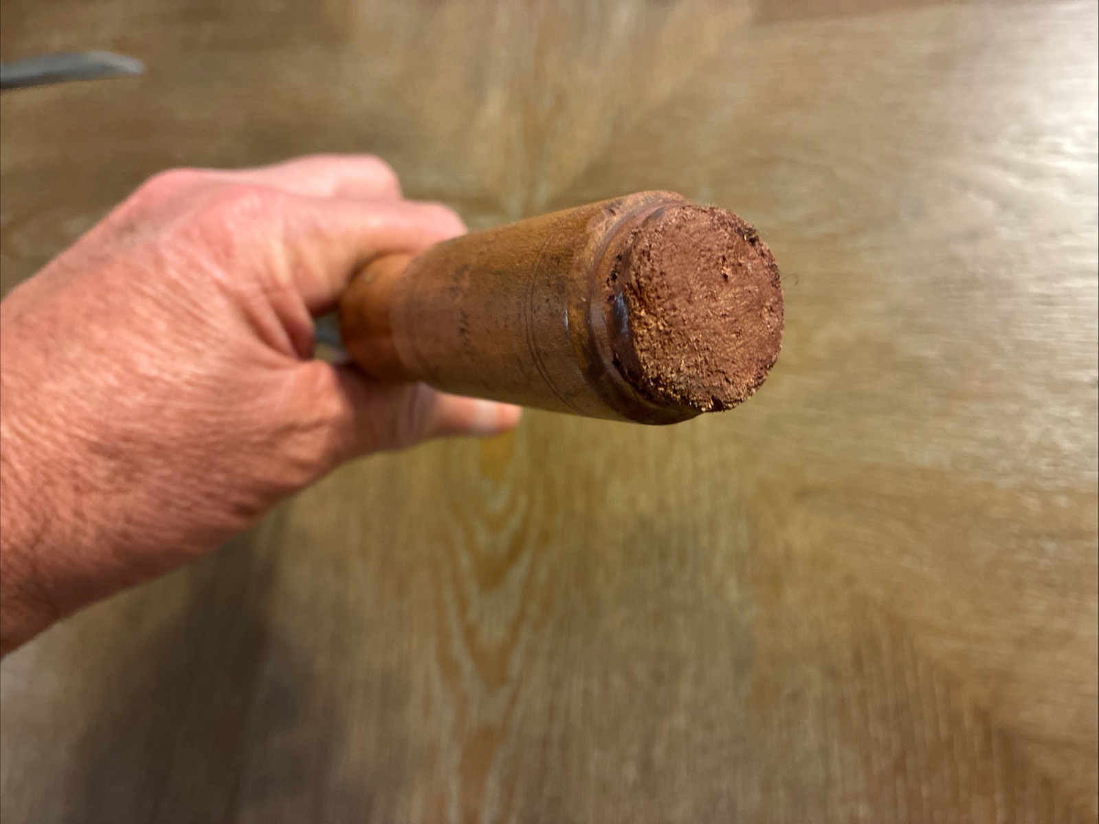 Vintage Buck Brothers Cast Steel Beveled Edge Socket Chisel 1-1/2″ Buck Logo