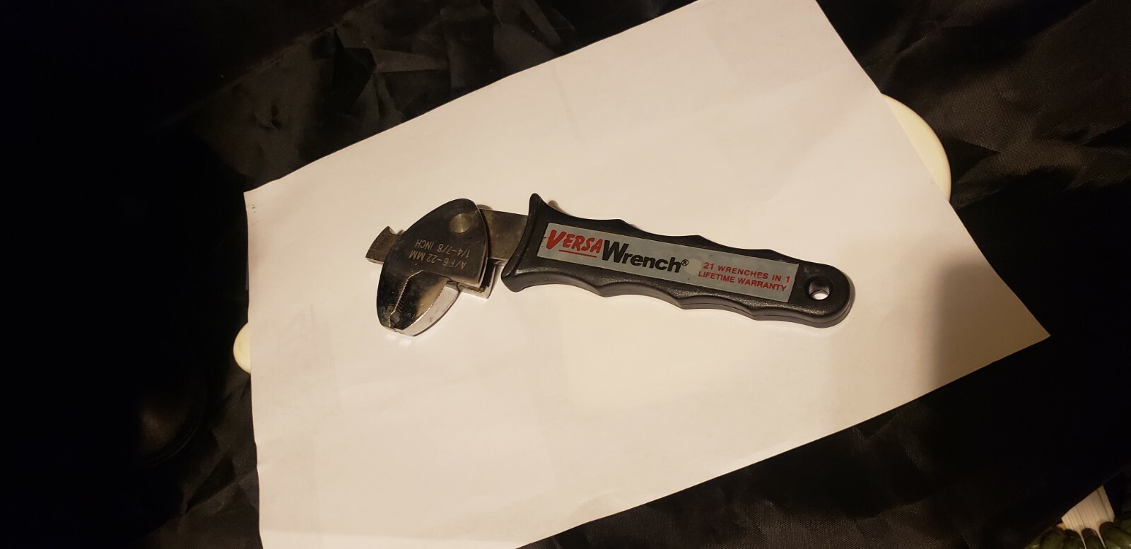 Versa Wrench: 21 Wrenches in 1: Self Adjusting A/F6 -22MM 1/4-7/8 Inch