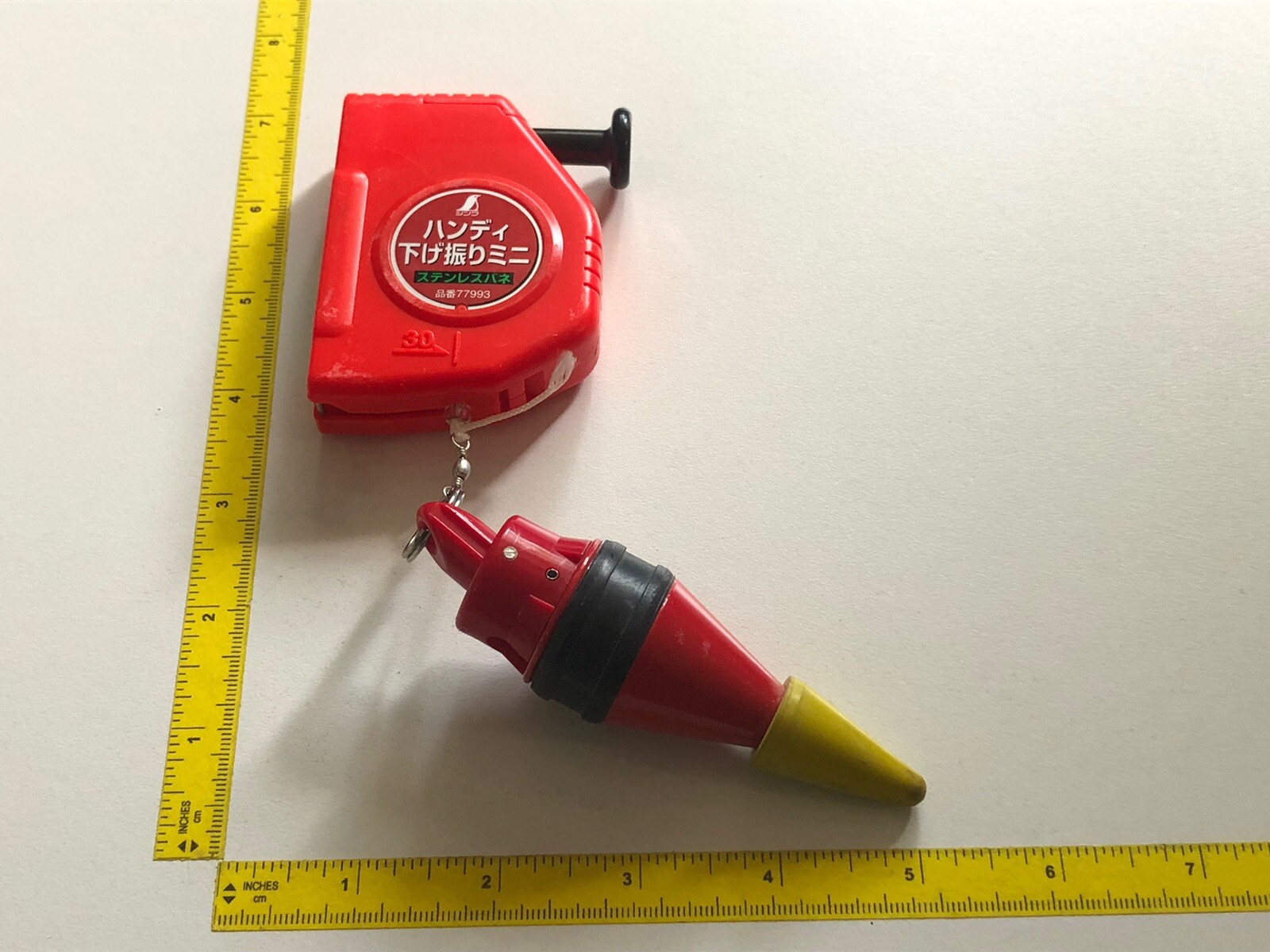 SHINWA PLUMB BOB #77993 Carpenter Surveyor Tool Magnetic Or Nail On Gently Used