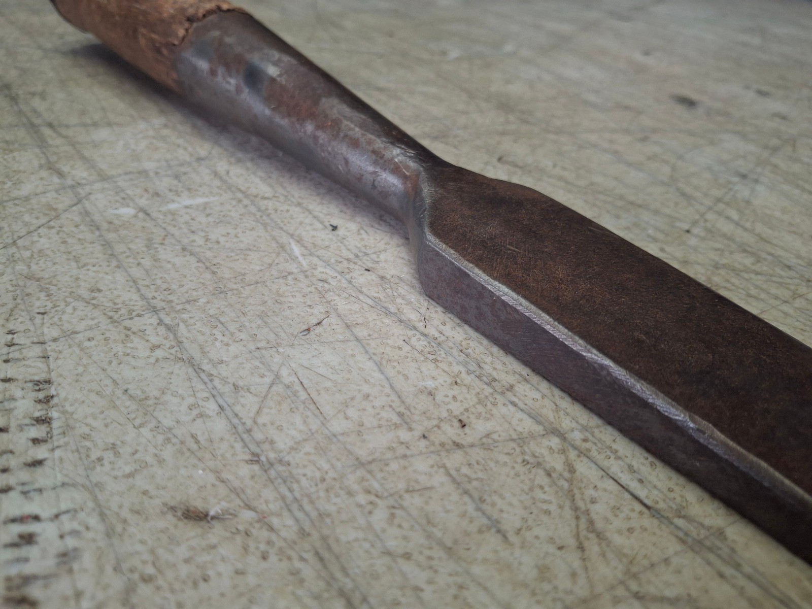 VINTAGE PS&W 1 3/8″ SOCKET SLICK WOOD FIRMER CHISEL Peck, Stow & Wilcox