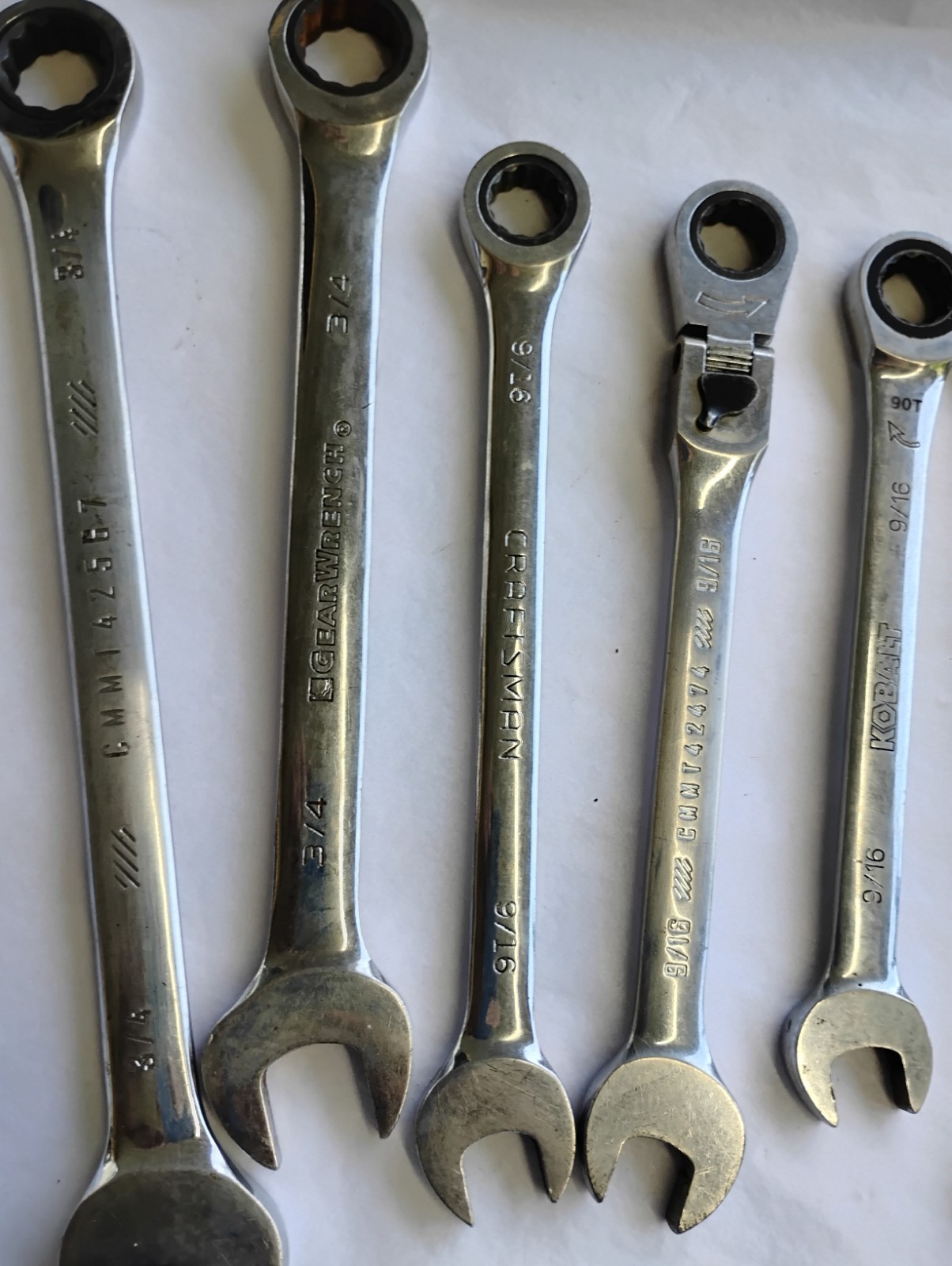 Lot Of Broken Gear Wrench Craftsman Tools Ratchets