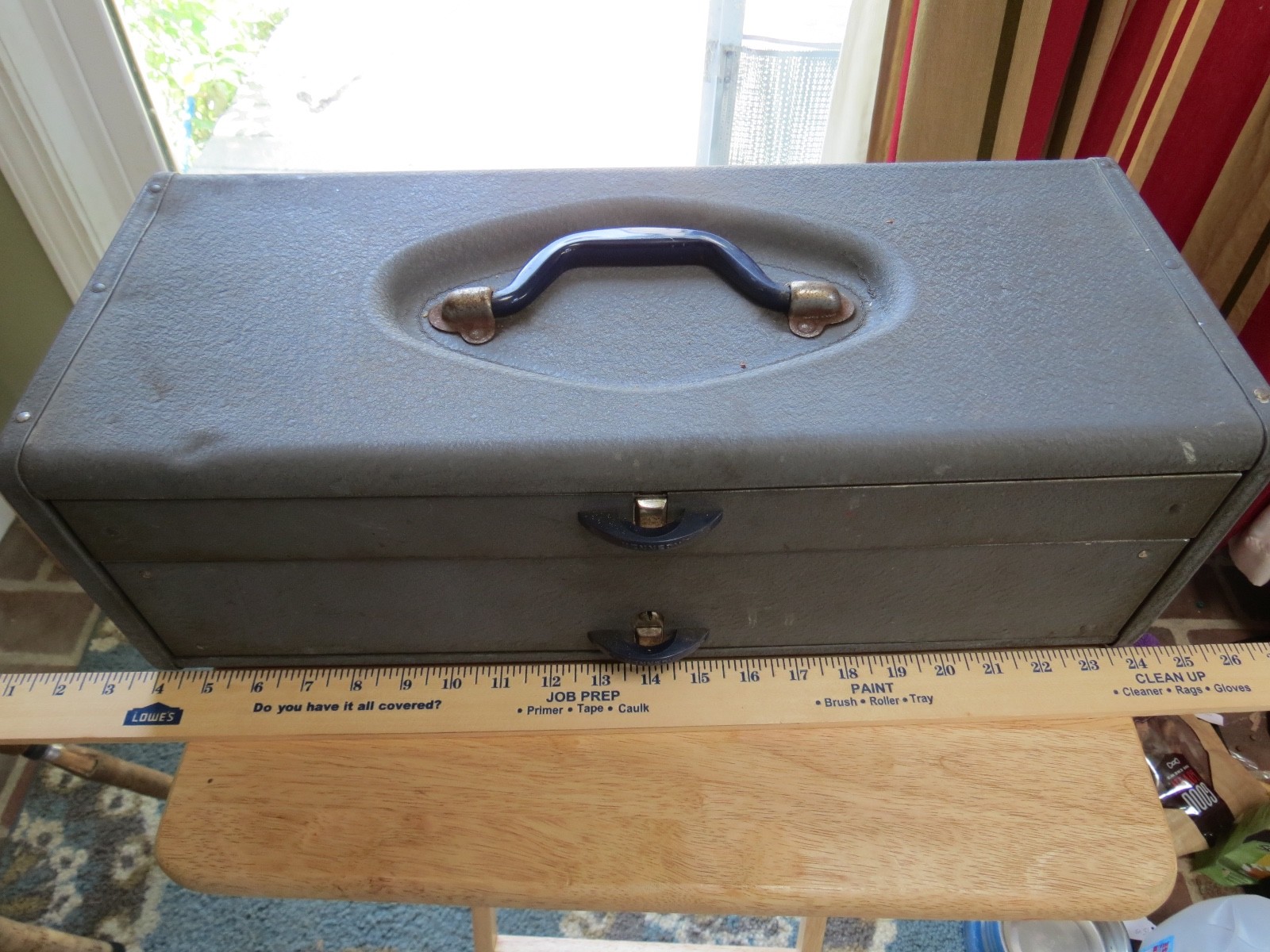 Vintage Kennedy Machinist tool box model TC-20-AL (lot#12301)
