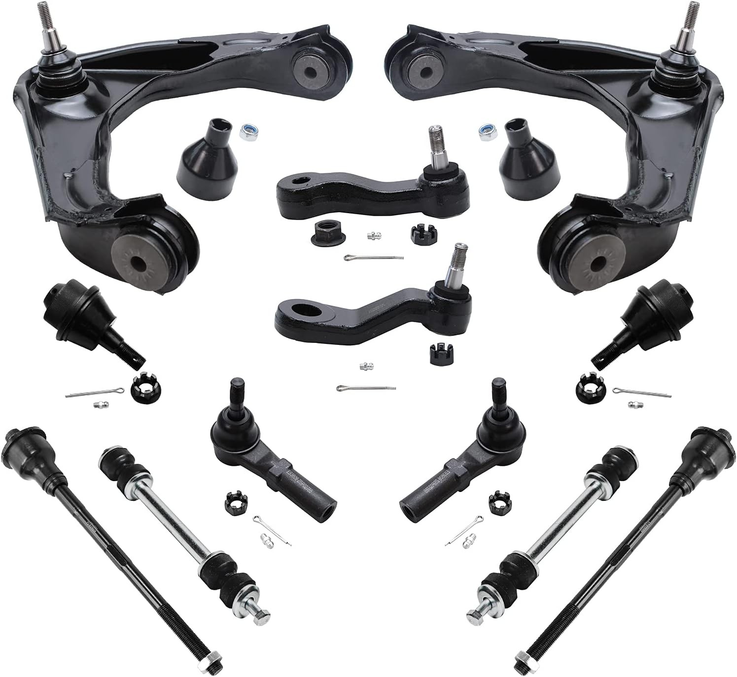 Detroit Axle – 12pc Front End Kit for Chevy GMC Sierra Silverado 1500 2500 3500
