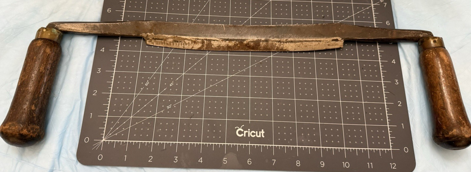 Antique D. R. Barton 1882 9” Draw Knife Rochester NY Woodworking Draw Shave