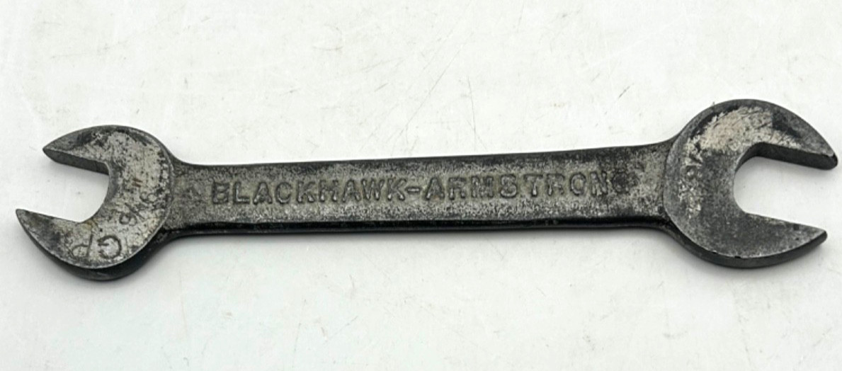 Vintage Open End Wrench Lot Blackhawk Armstrong Barcalo Fairmount Rambler