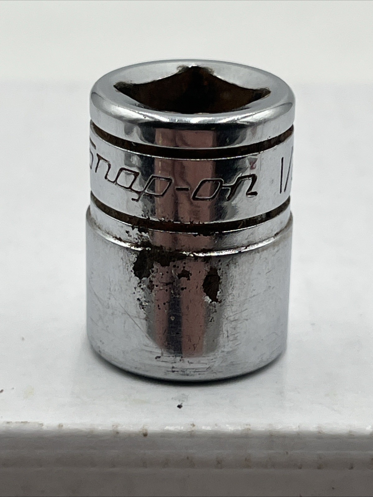 Snap- On Tools 1/2″ FS161 3/8″ Drive 6 Point Shallow Socket USA