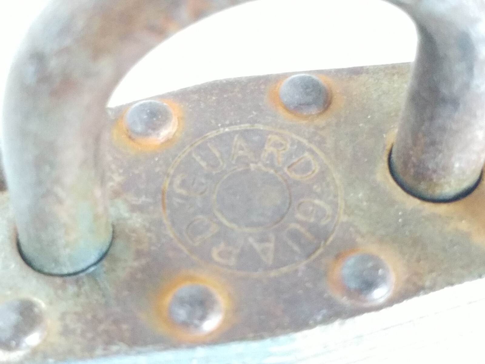 Hard Guard 40 Mm Padlock Made In Taiwan Vintage With Key