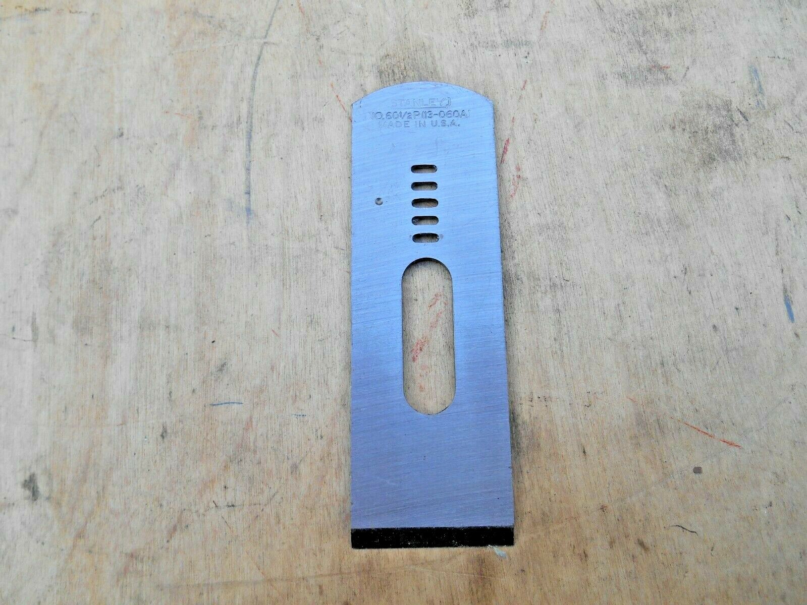 STANLEY NO.60 1/2 P (13-060A) PLANE IRON , 1-3/8″W , FOR LOW ANGLE PLANE ,USA
