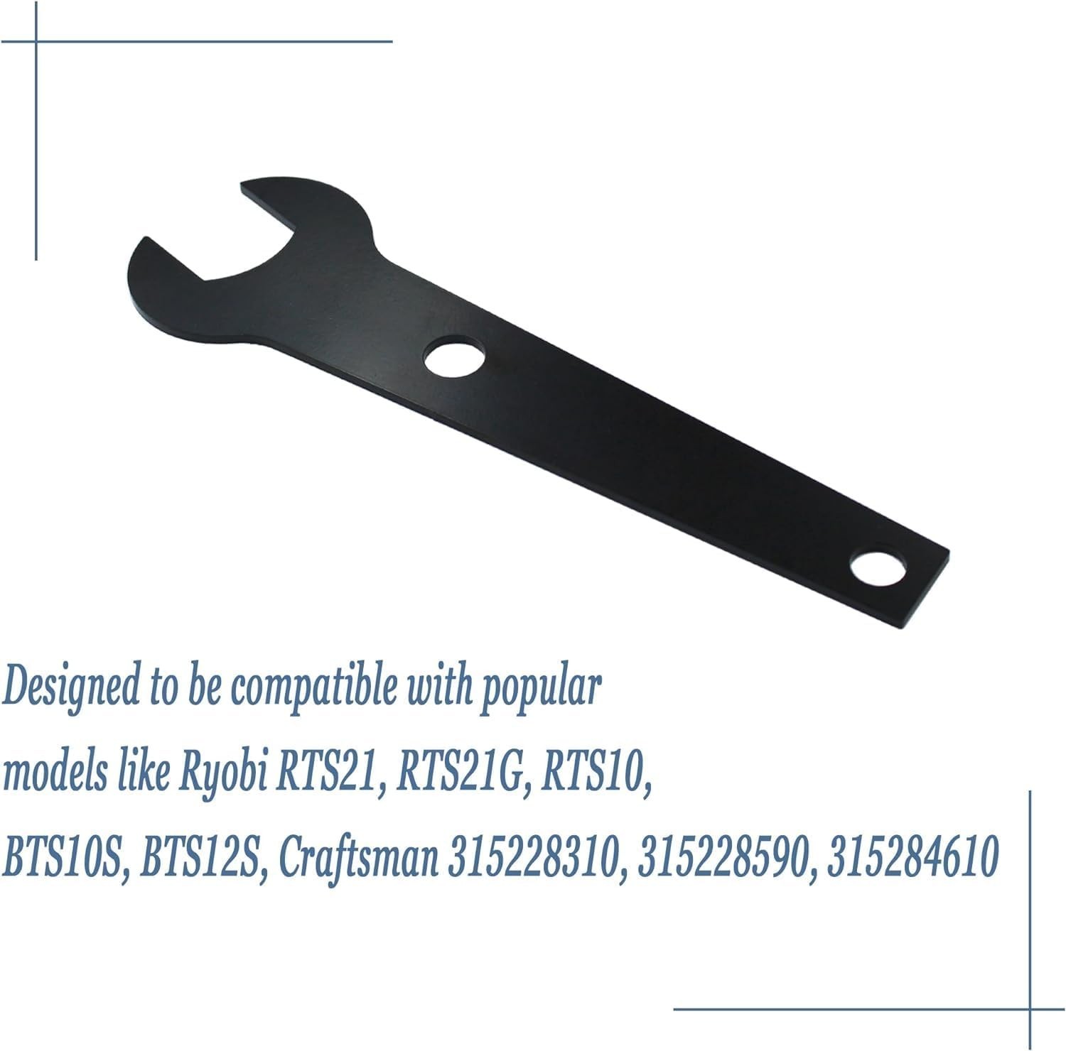 Table Saw Blade Wrench Compatible with Ryobi RTS10 RTS21 BTS10