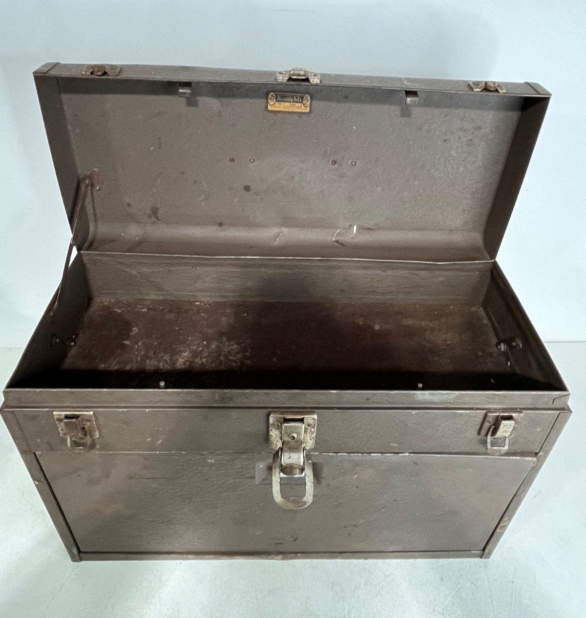 Vintage Kennedy Kits Style 520 Machinist Tool Box – Brown Wrinkle 7 Drawer USA