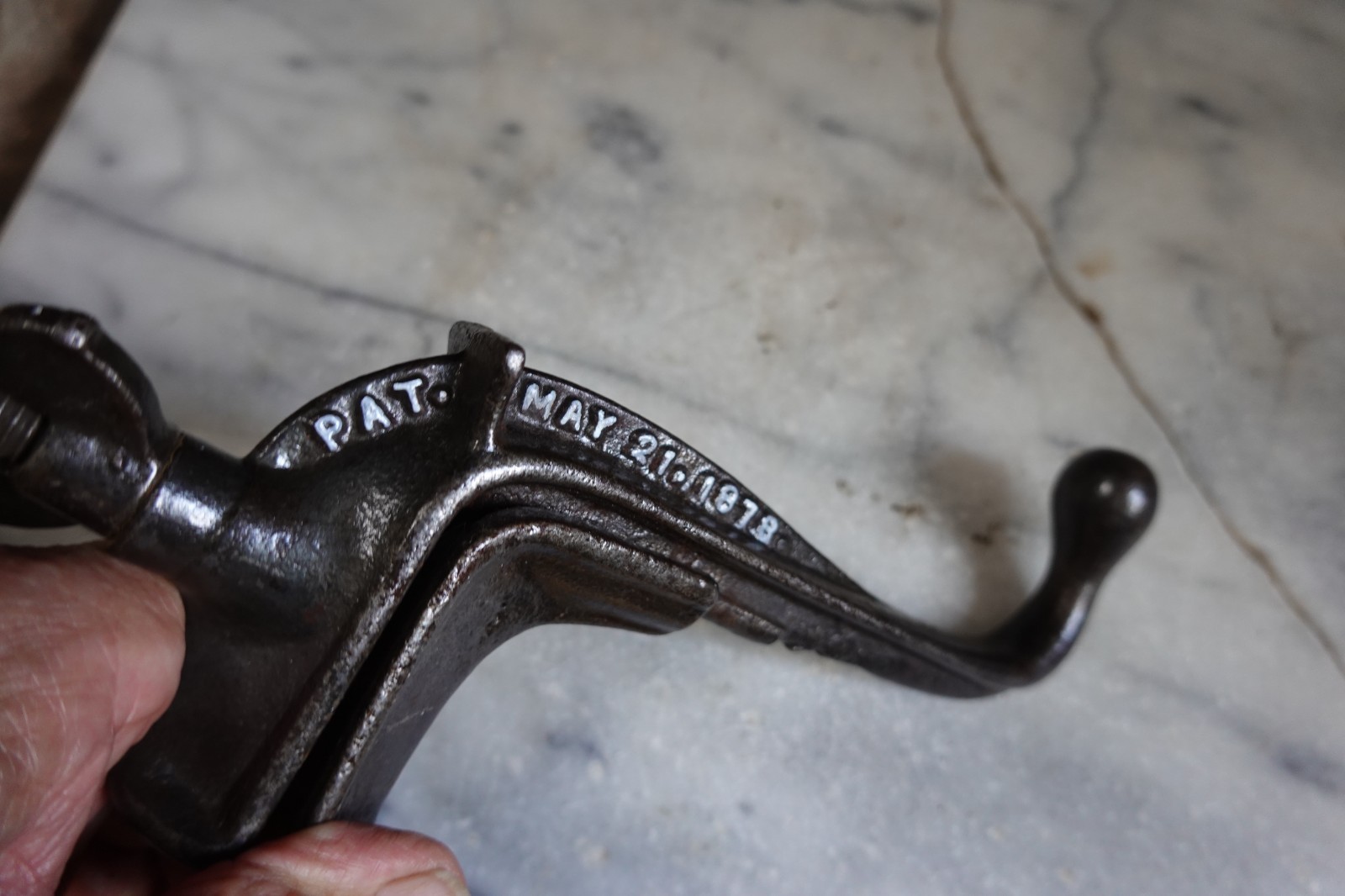 Antique REMINGTON ADJUSTABLE CARRIAGE WRENCH MAY 21 1878 Buggy Mechanic Farm
