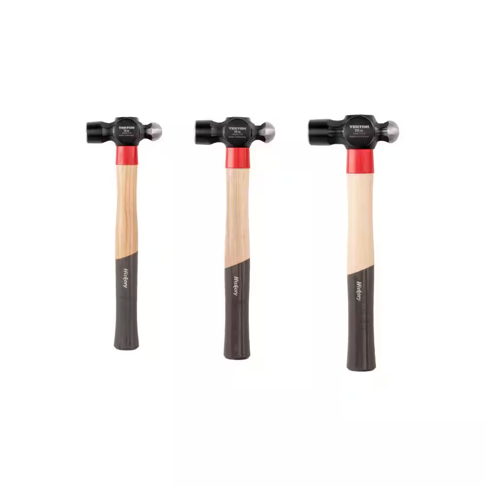 Ball Peen Hammer Set, 3-Piece (12,16,25 Oz. )