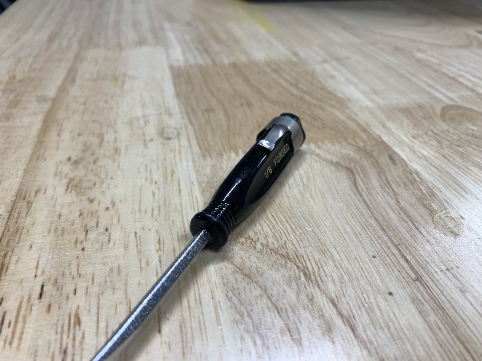 Rare New Western Forge Pocket Screwdriver Flat Head / Slotted 1/8 Vintage USA