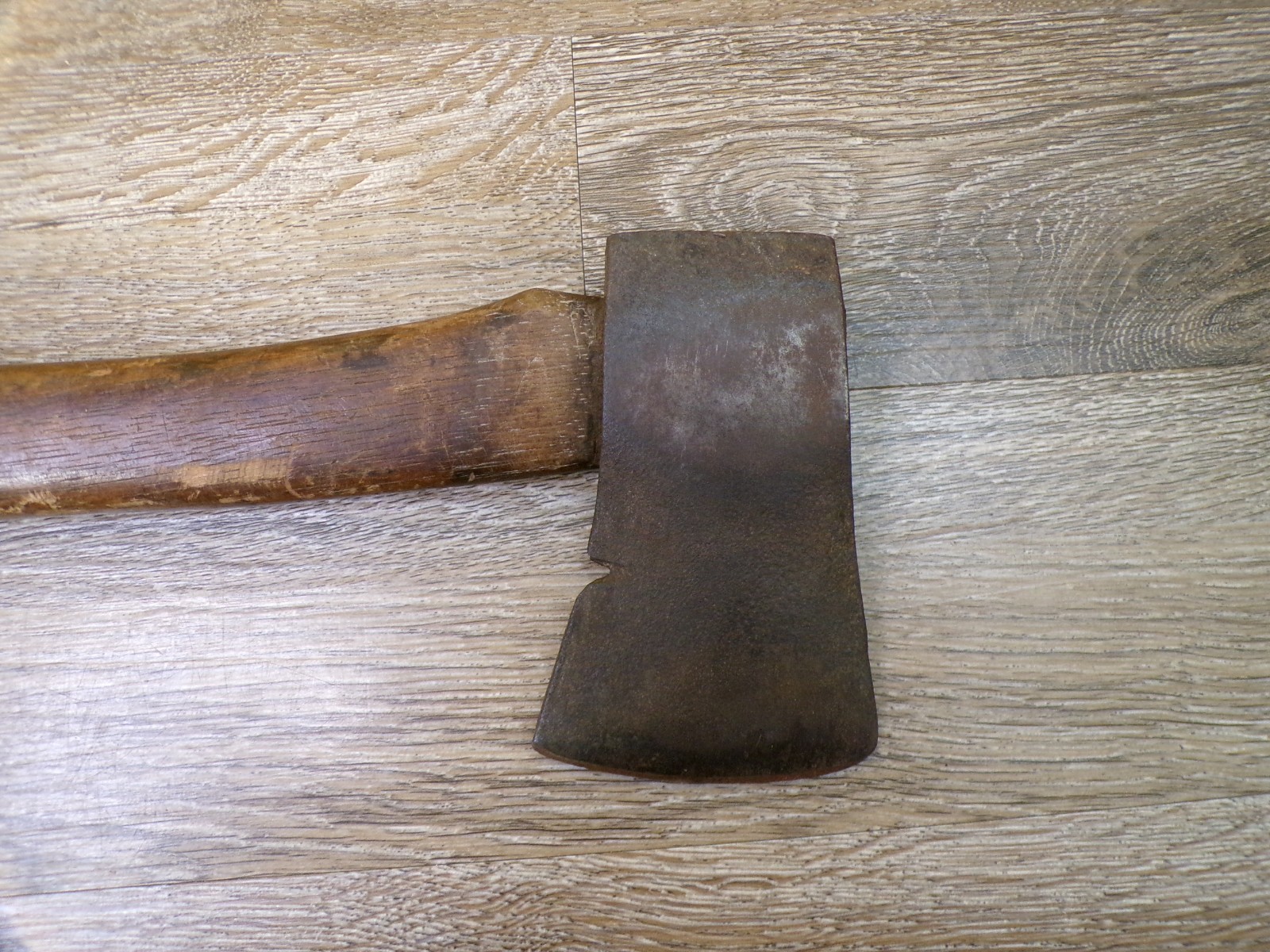 Vintage Single Bit Camp Axe Hatchet with Leather Sheath 14″ Long