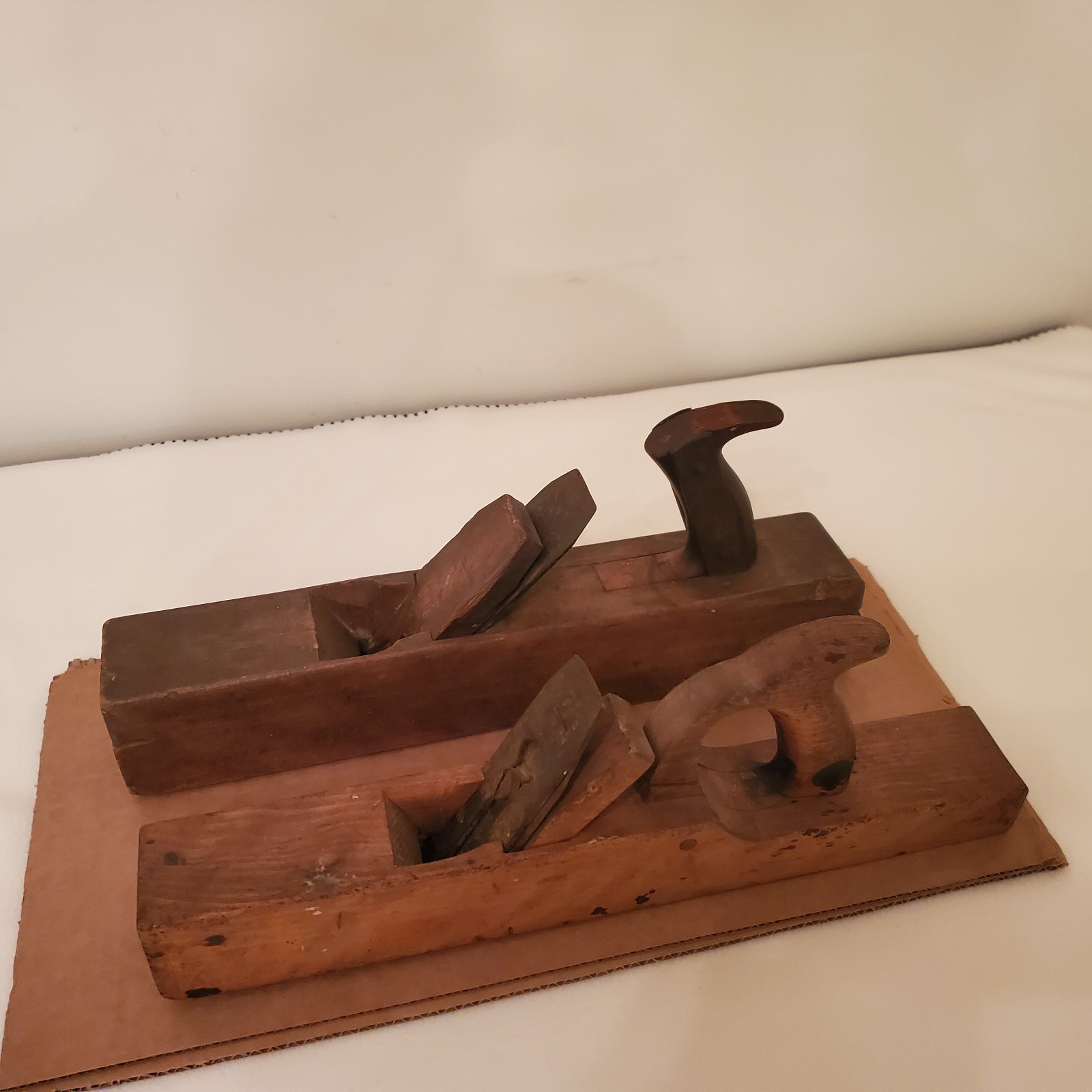 LOT of 2 Antique Wooden Woodworking Planes Spears Jackson Moulson Brothers Tools