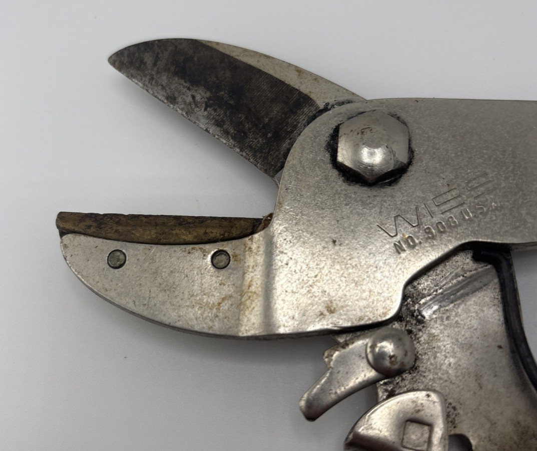 Vintage WISS Co. Hi-Power Pruning Cutter Shears No. 908 – Made in the USA