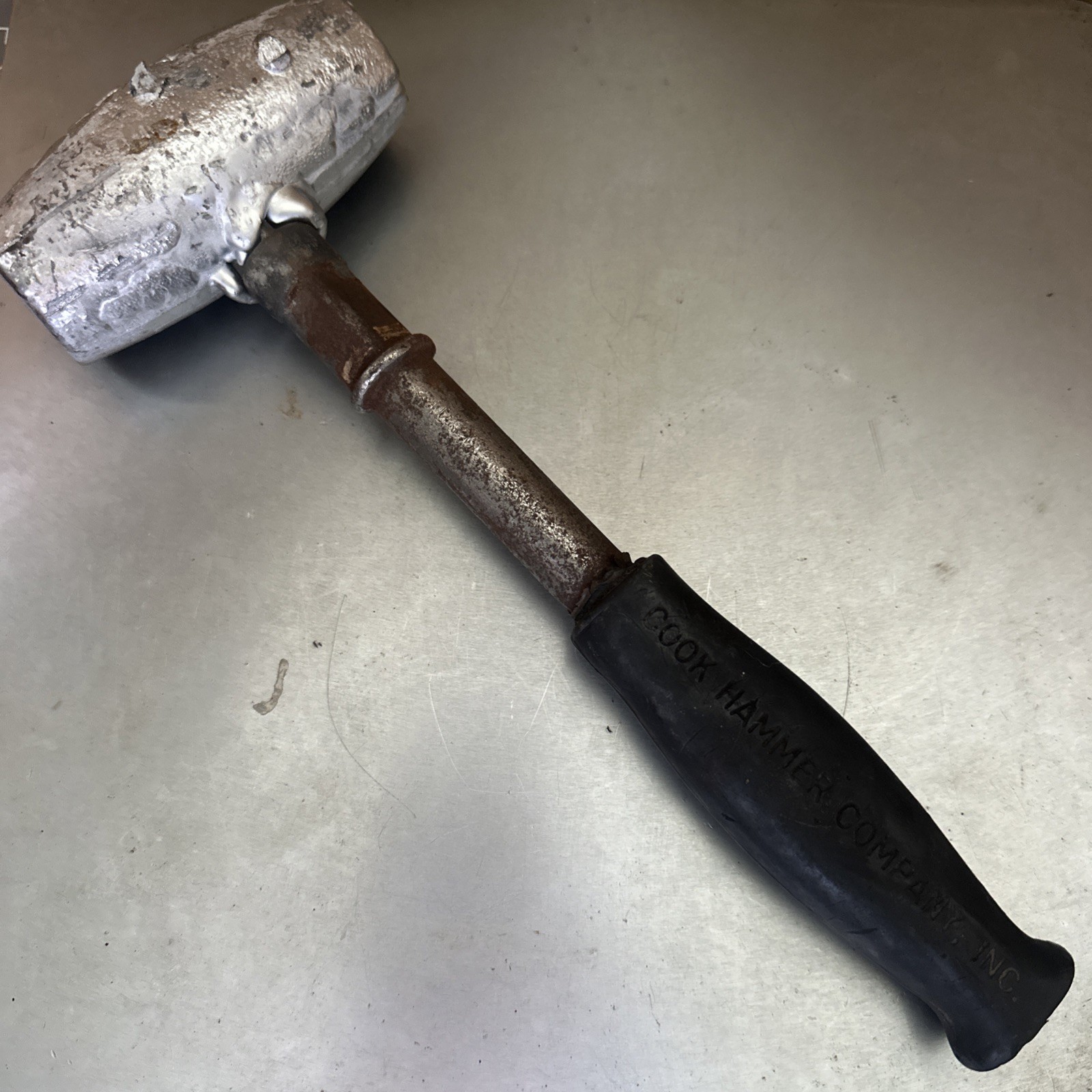 Vintage Cook’s Lead Hammer Service Inc Model 4lb 11oz Lead Hammer USA
