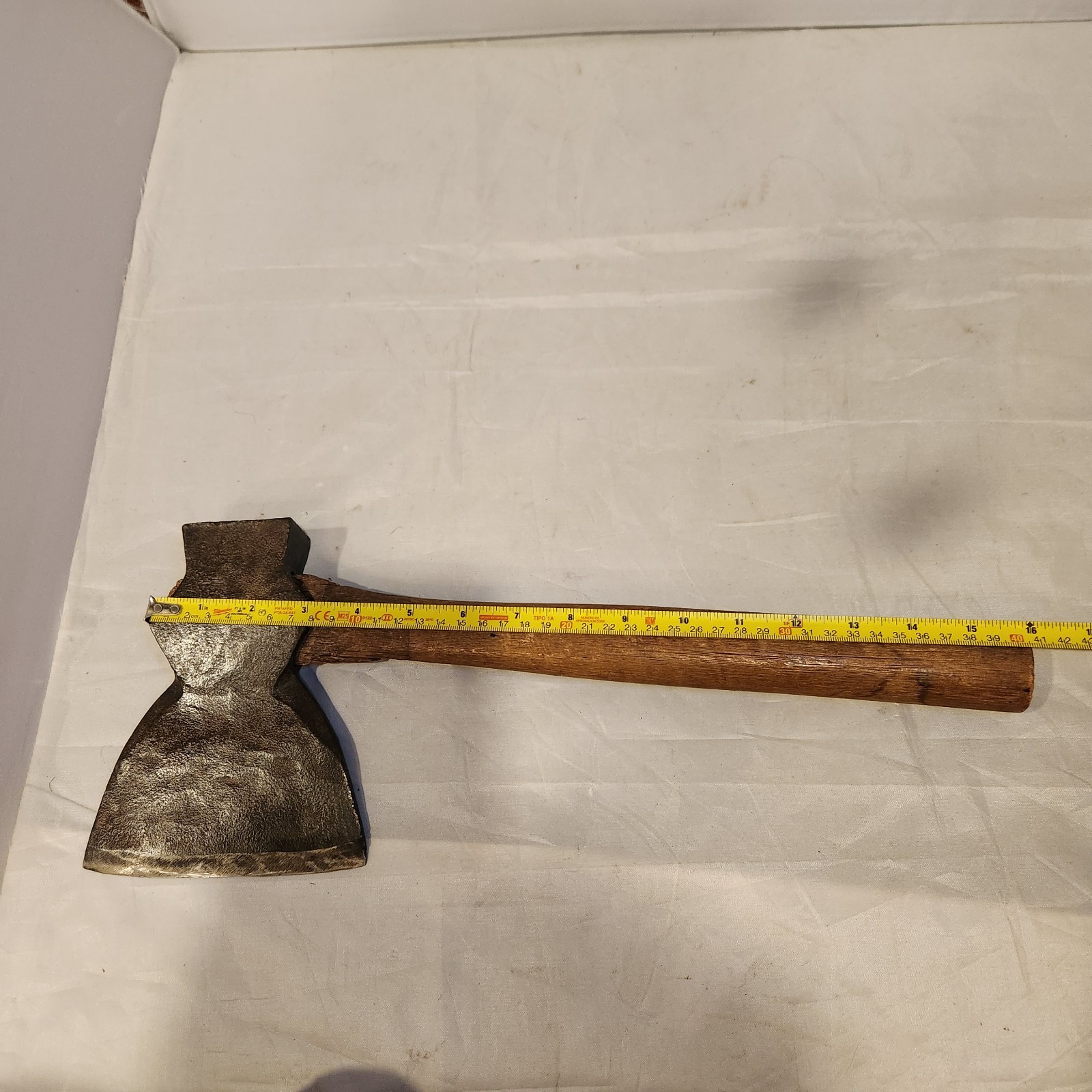Antique Broad Blade Hatchet. Unbranded. Very Nice Piece.