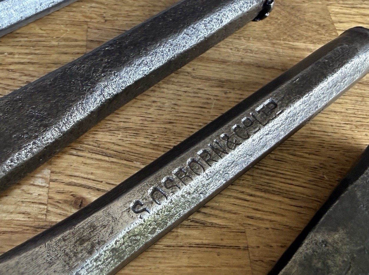 6 Vintage Stonemasons Brick Bolster Cold Chisel Builders Old Tool