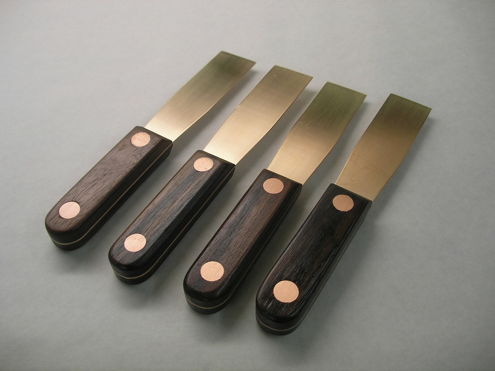(4) Beryllium Copper Scrapers Non Sparking, Non magnetic Tool # ETI-1250