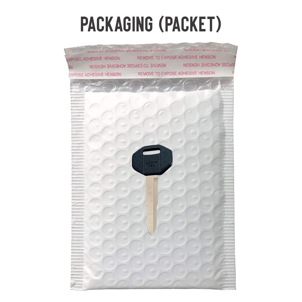 DC3-P / X121 Plastic Head Key Blank Nickel