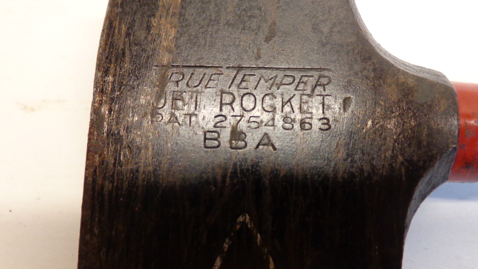 Vintage True Temper Jet Rocket BBA Single Bit Camp Axe Hatchet Rocket Logo