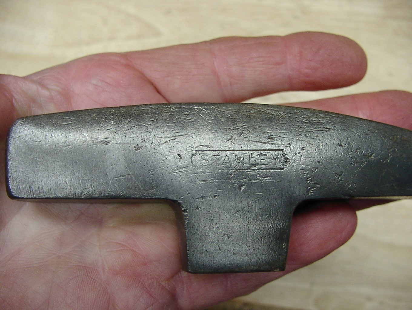 Old Used Tools,Vintage Stanley U.S.A. Geologist Pick Hammer Head,7-3/8″,VGC