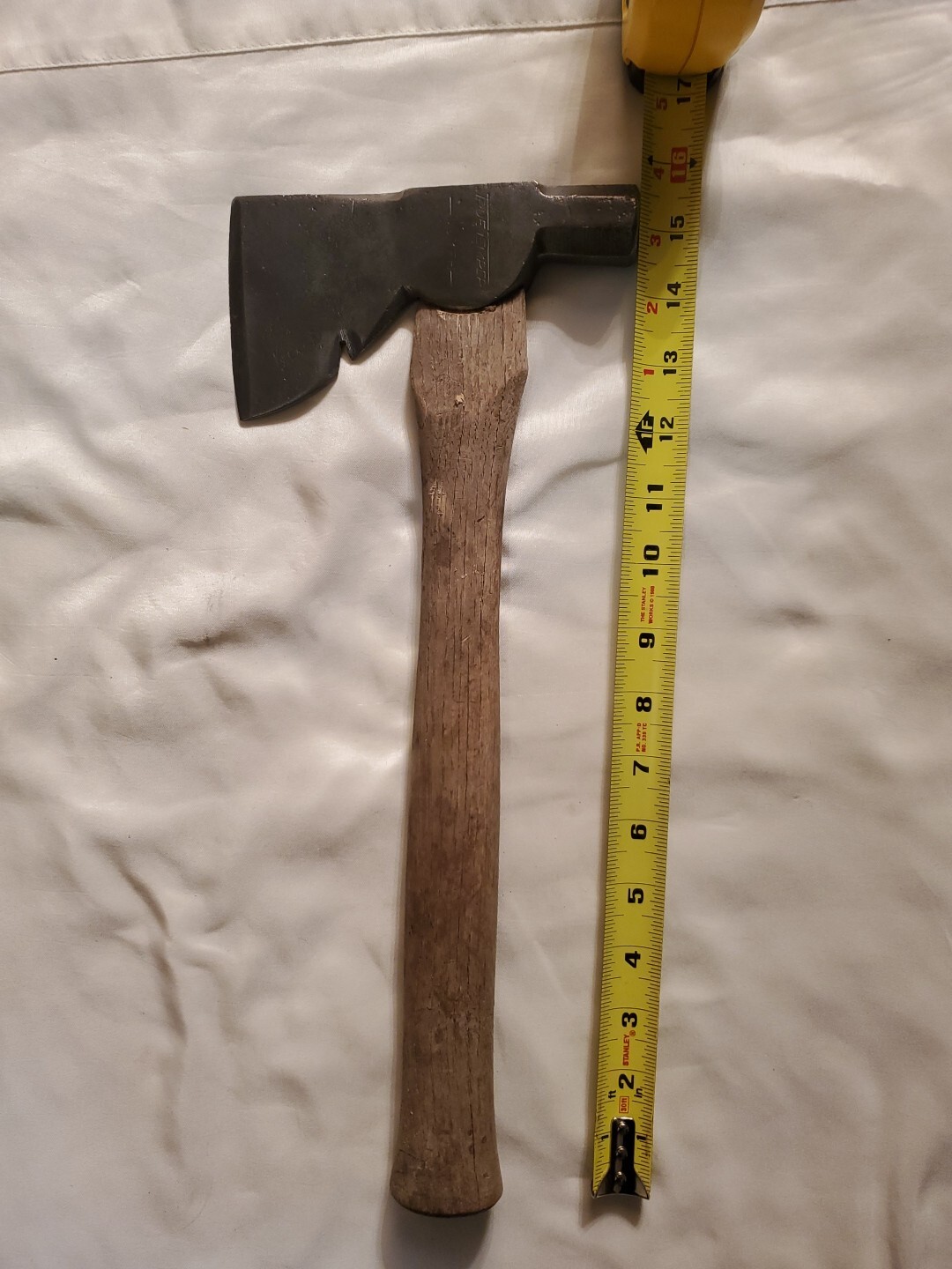 Vintage TRUE TEMPER No TFH 13″L 3.5″Blade 1.9 Lb Carpenter Hatchet Hammer Axe