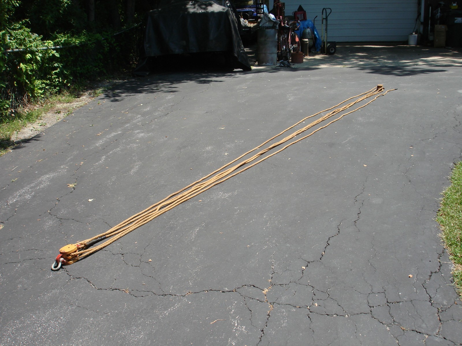 VTG Anvil Brand M22B Block & Tackle Fence Stretcher/Hoist 3 Piece Set 20 Foot