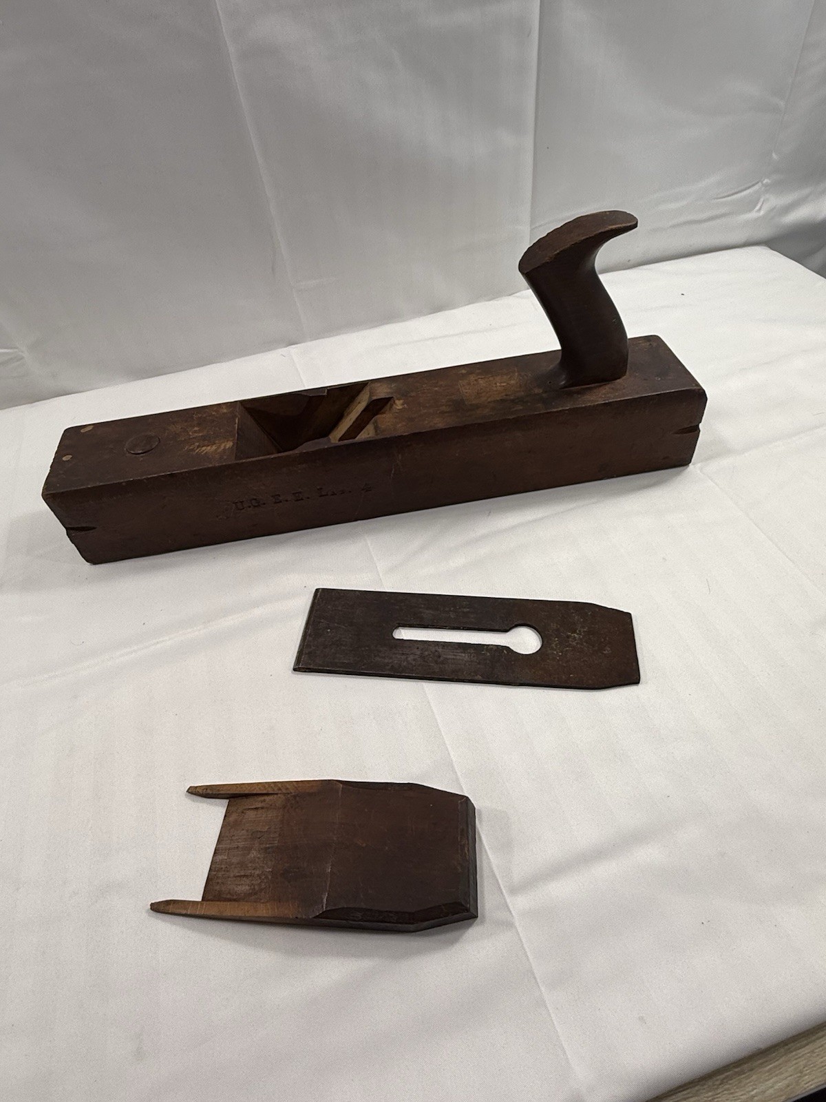 U.G.E.E. L… Antique Wooden Hand Plane Collectible Carpentry Tool