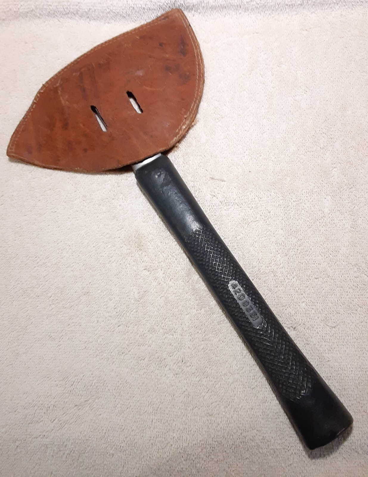 Aircraft Escape Crash Axe Hatchet 42D8331 Vintage Military With Leather Cover