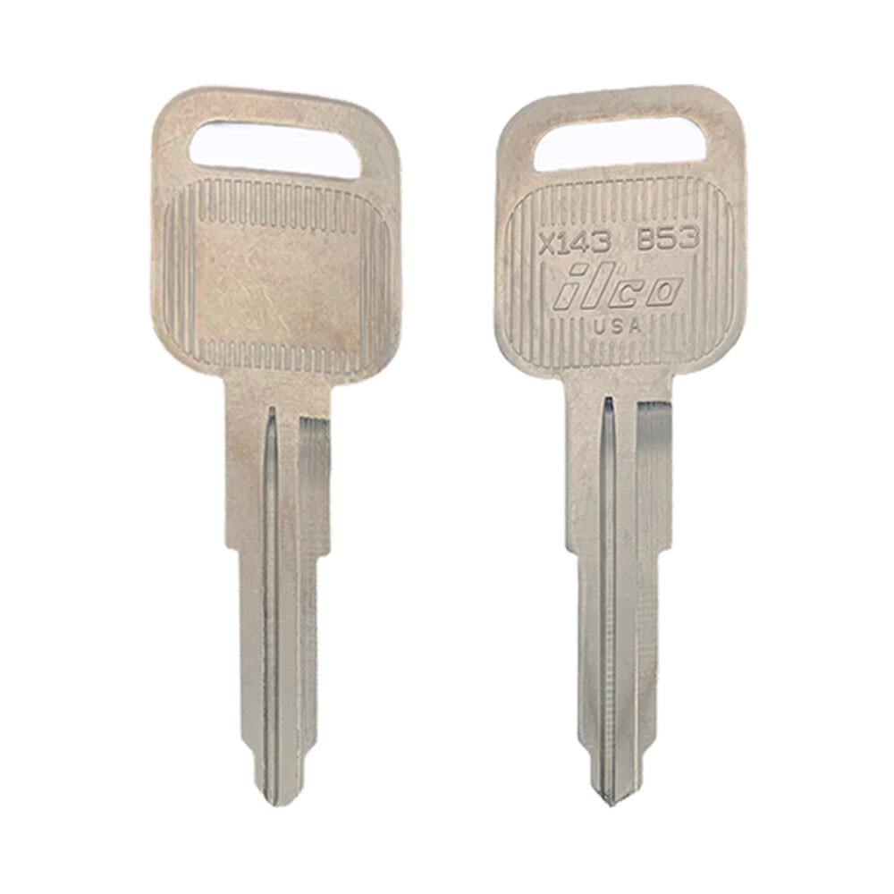 B53, X143 Key Blank Nickel