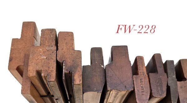 large lot wood wooden MOLDING PLANE TOOL LOT SET T&G H/R’s new england others