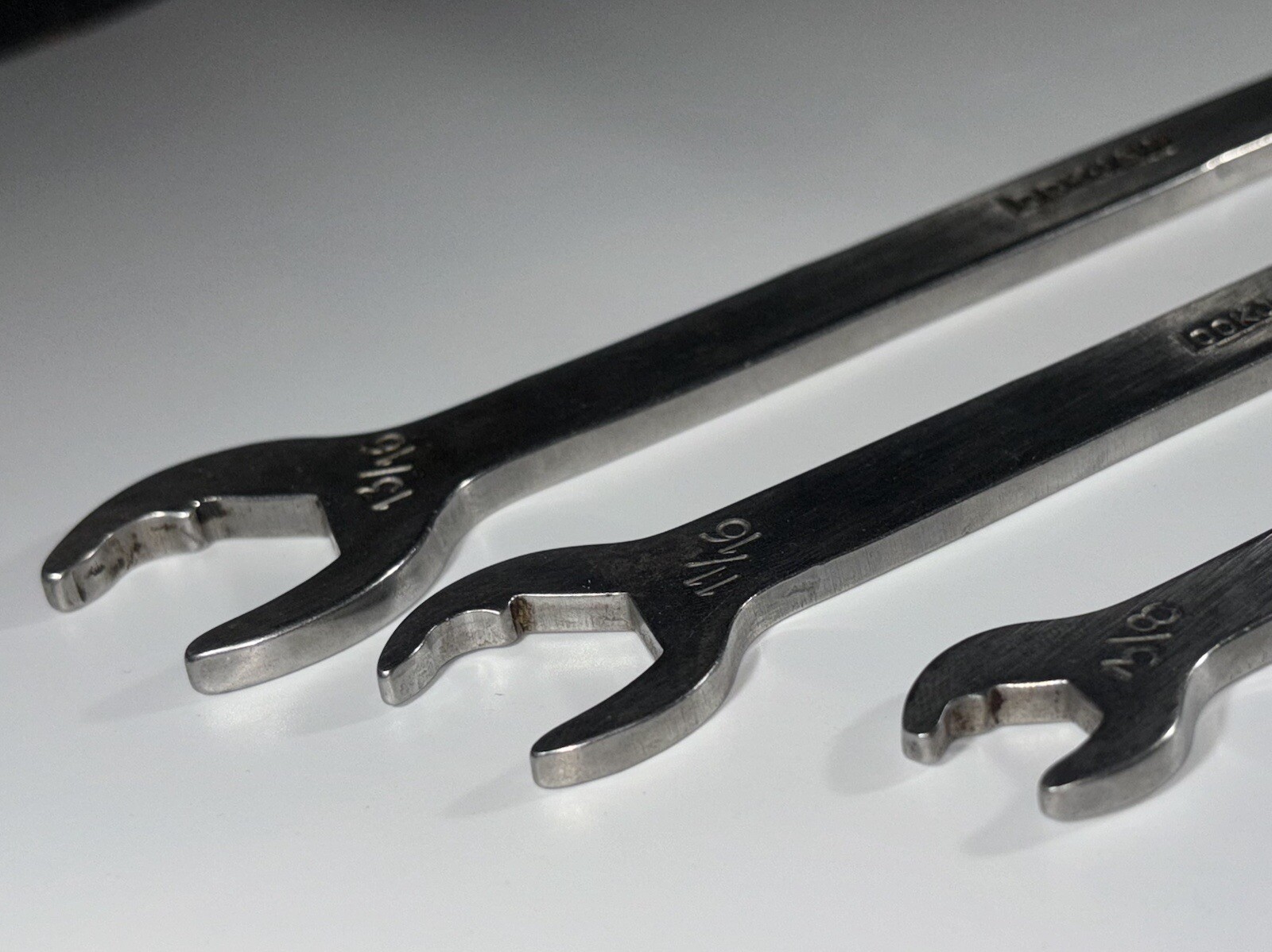 Vintage Lockjaw Stainless Steel Wrenches. Set of 3. USA. US Pat #3785226