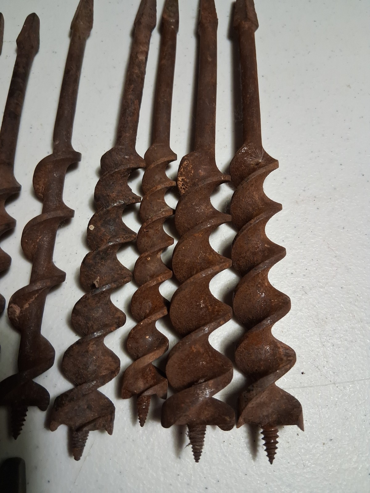 (LOT OF 20) Vintage AUGER BITS and (3) Metal Bits 23 Total