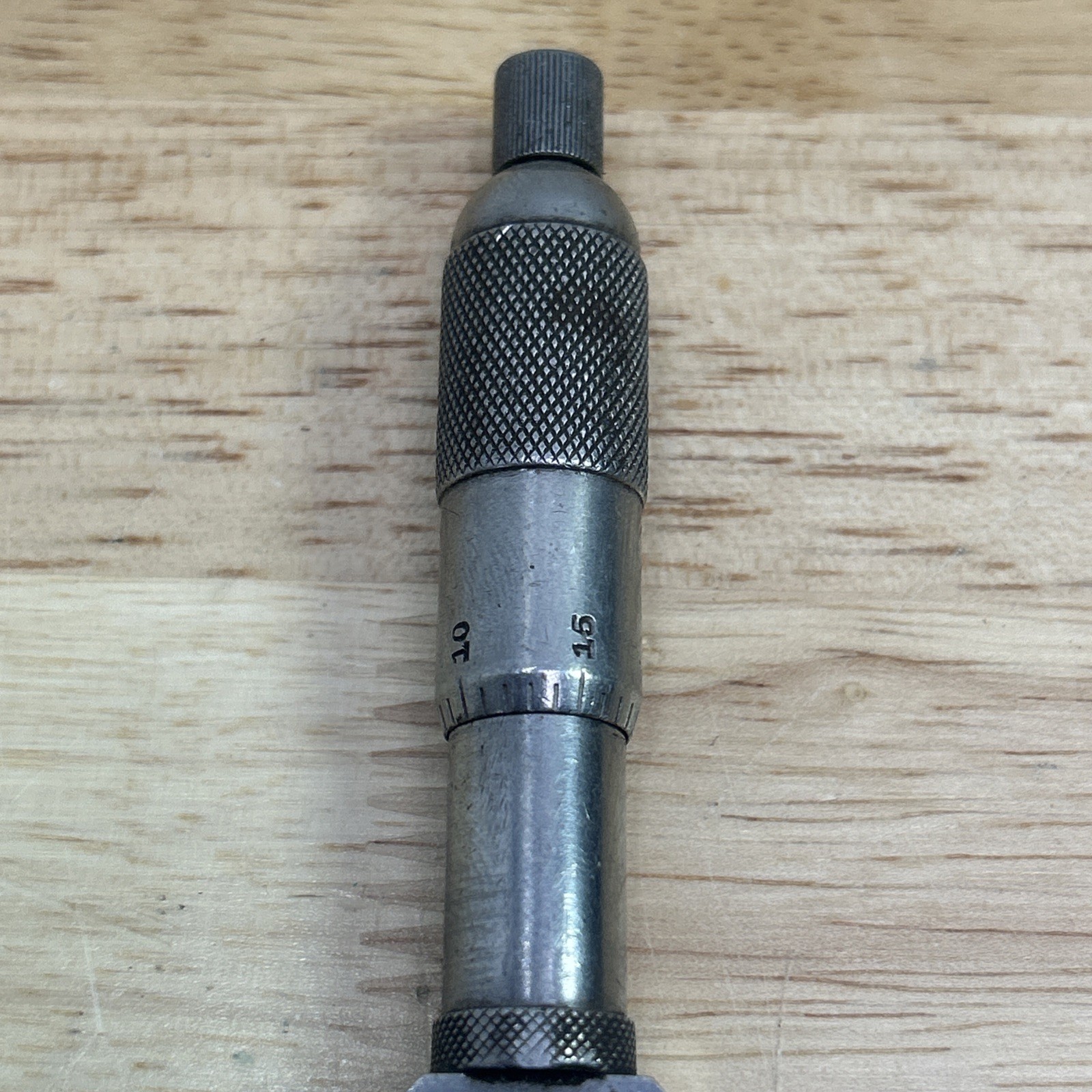 Vintage Goodell Pratt Co. Depth Micrometer Machinist Tools Hole Gauge 0-1 Inch