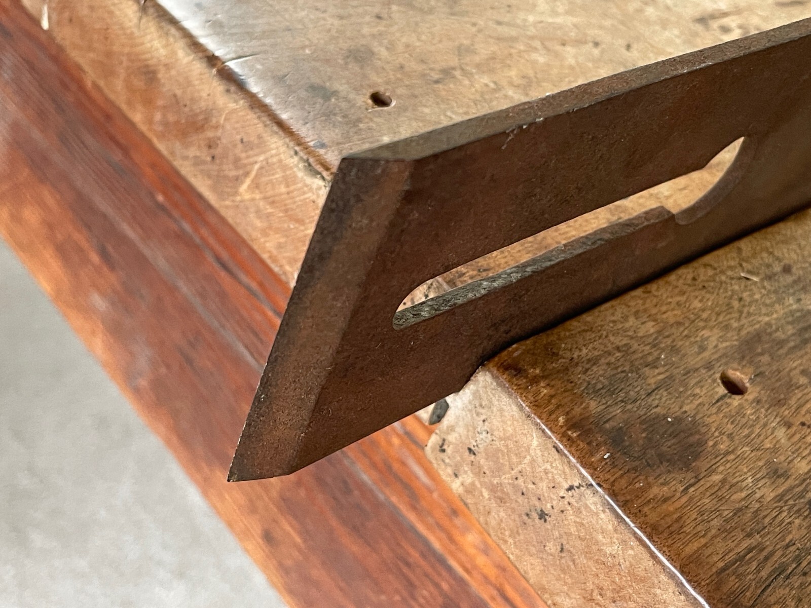 Antique Marples Hibernia Cast-Steel Wood-Plane Iron 2.5″ / 64mm circa 1890