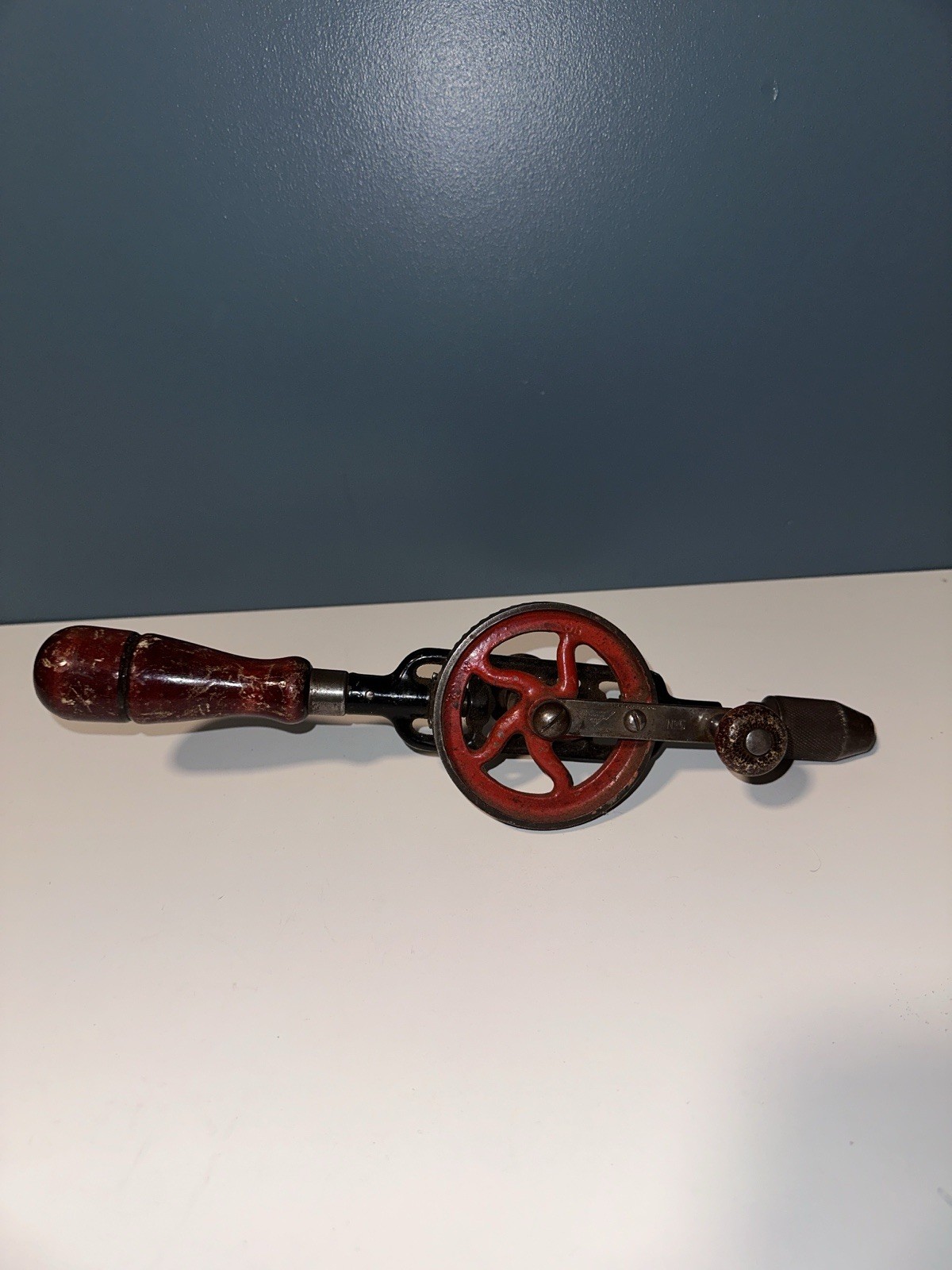 Vintage Miller Falls No. 5 Hand Drill Crank Drill Tool Egg Beater