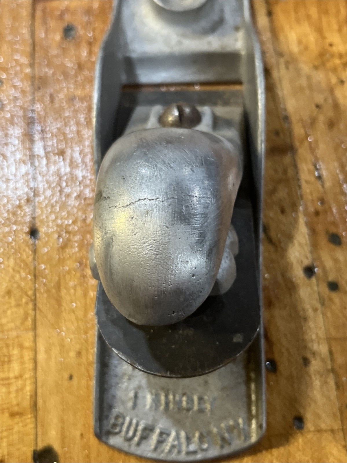 Vintage Foster-Kinsey Aluminum Block Plane, 7 Inches Long, Buffalo, NY. Used.