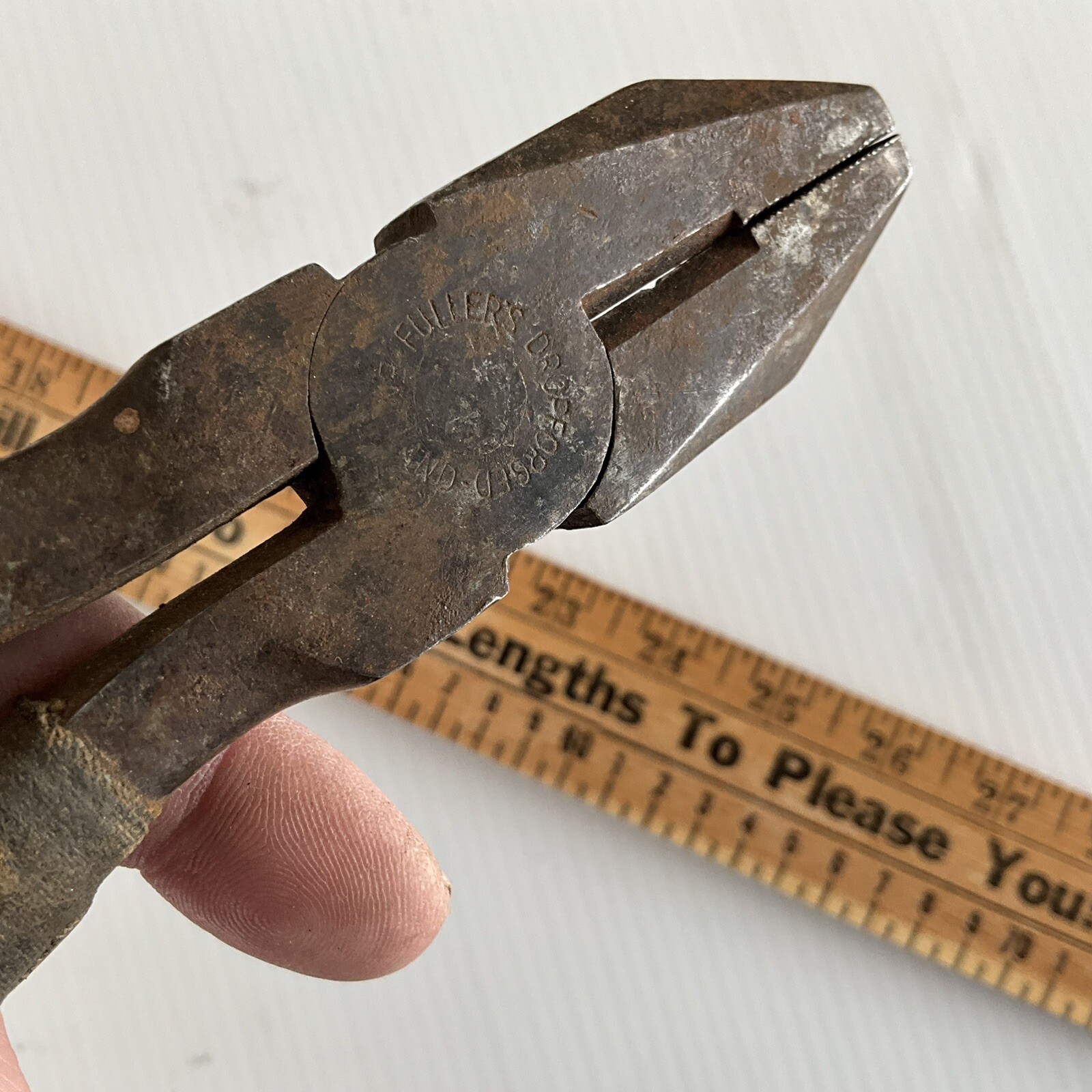 Vintage Fullers Lineman’s Pliers, Drop Forged Steel Hand Made in England