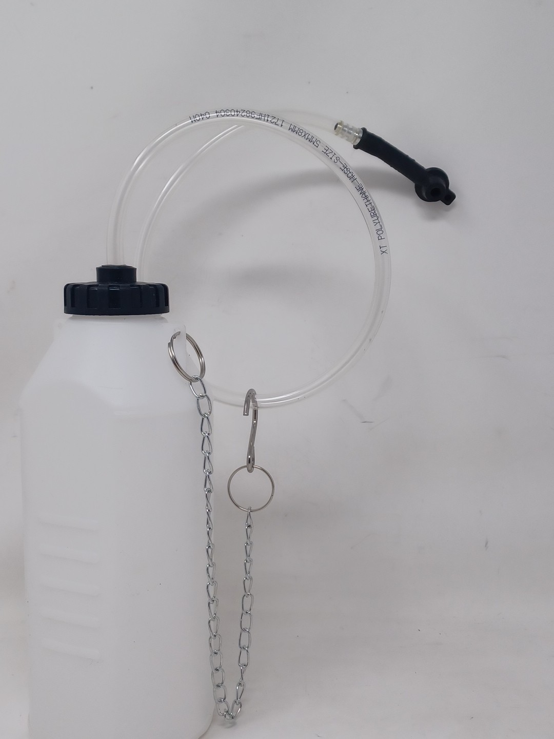 1L Brake Bleeder Bottle, One Person Brake Bleeding Kit with 24 Inch Tube &